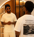 Experience Life In Style Graphic Tee – White